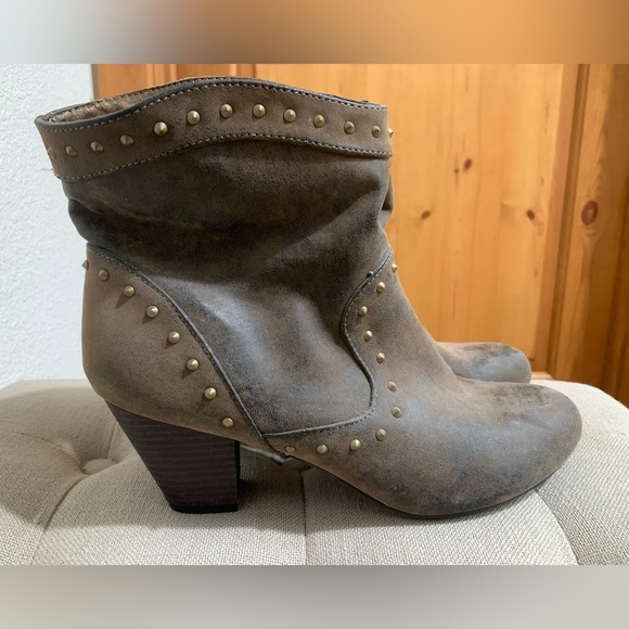 Nicole size 10 brown booties - Picture 1 of 4